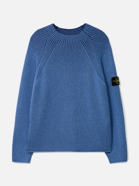 Stone Island VANISÉ FULL RIB RWS WOOL MOCK NECK JUMPER
