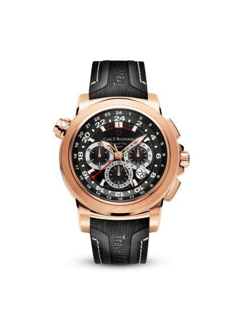 Other Designers Carl F. Bucherer Patravi TravelTec Chronograph Automatic Black Dial Men's Watch 00.10620.03.33.02