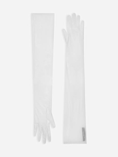 Dolce & Gabbana Long tulle gloves