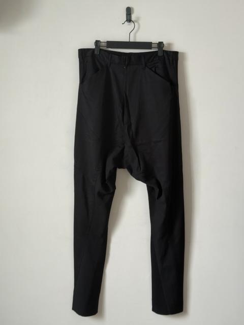 Julius Julius7 Bias-Cut Drop-Crotch Long Pants