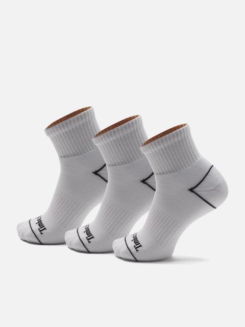 Timberland Bowden 3-Pack Full Cushion Quarter Sock