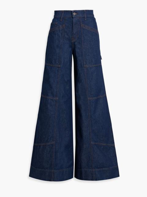 VERONICA BEARD Freddy high-rise wide-leg jeans