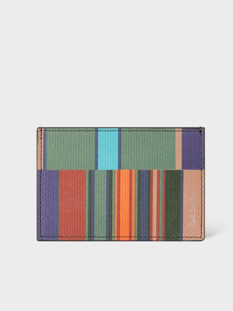 Paul Smith Leather 'Seasonal Stripe' Credit Card Holder