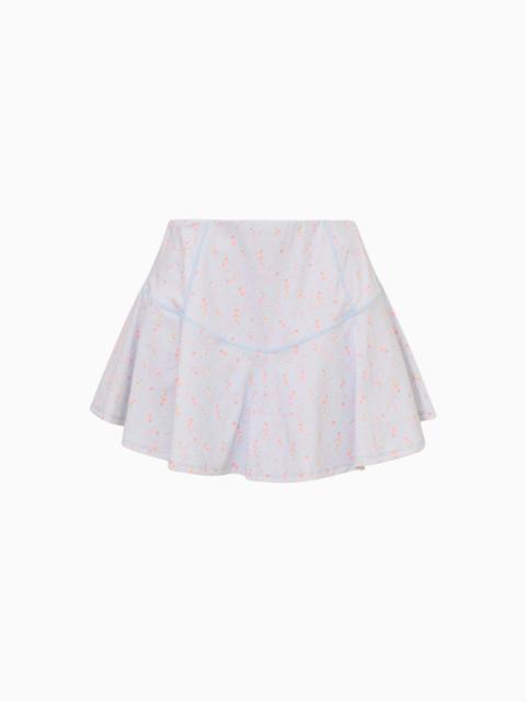 LoveShackFancy Livetta Blue Floral Active Skirt