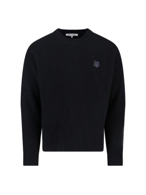 Maison Kitsuné MERINO WOOL LOGO SWEATER
