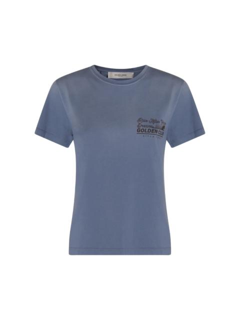 Golden Goose Blue Cotton T-shirt
