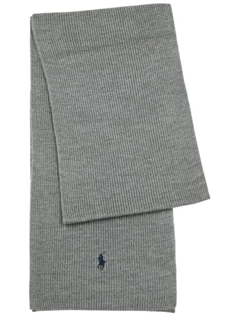 Our Legacy Our Legacy Estate Scarf Brown Pinstripe Fuzzy Alpaca
