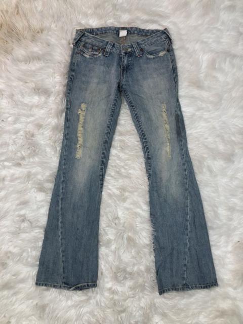 Other Designers True Religion section Joey distressed bootcut jeans