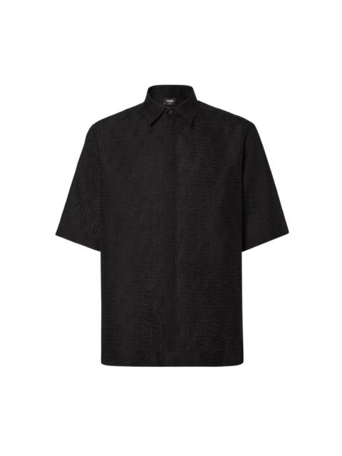 FENDI Shirt linen FF jacquard allover