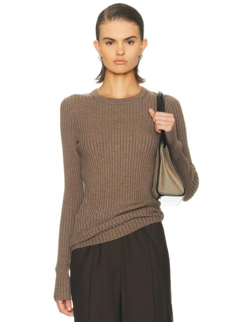 Open Back Ribbed Top