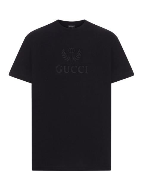 GUCCI Gucci Men Cotton Jersey T-Shirt With Embroidery
