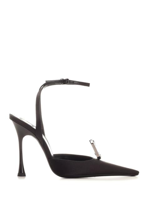 SAINT LAURENT Saint Laurent Women "Doville" Satin Slingback