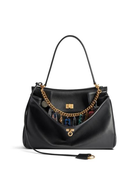 Women's Rodeo Medium Handbag With Ny Souvenirs Charms in Black