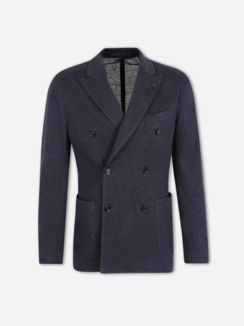 LARDINI DOUBLE-BREASTED COTTON