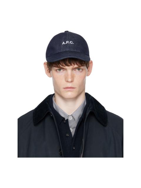 A.P.C. Indigo Charlie Cap