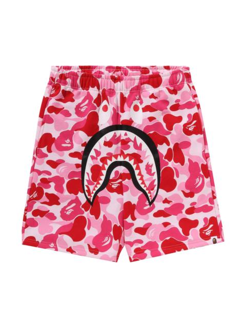 A BATHING APE® BAPE ABC Camo Shark Sweatshorts 'Pink'