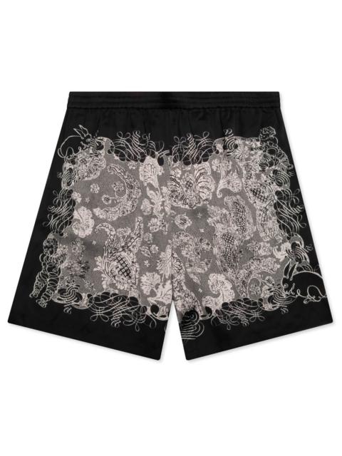 Acne Studios SHORTS - BLACK/ECRU