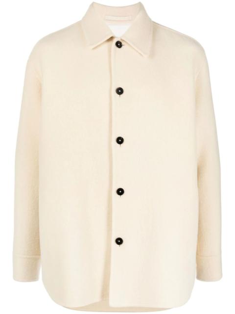 Jil Sander button-up long-sleeved overshirt