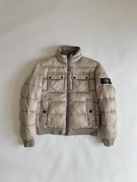 Stone Island Garment Dyed Down Filled Cargo Bomber