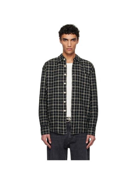 Our Legacy Black & Off-White Above Shirt