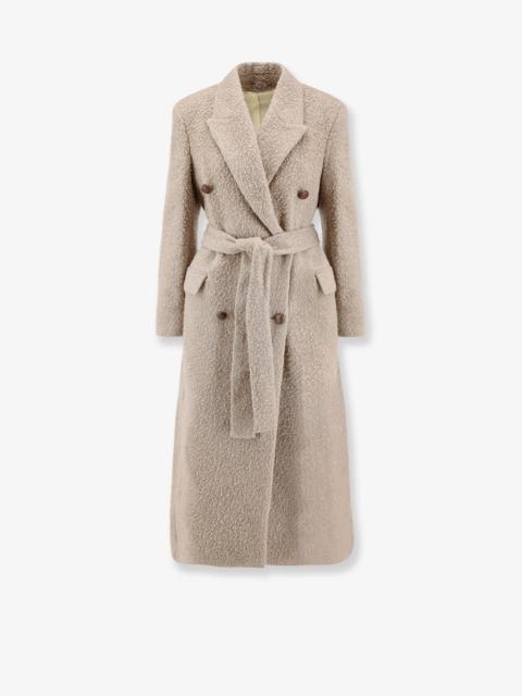 Golden Goose Golden Goose Virgin Wool Blend Coat Beige Women