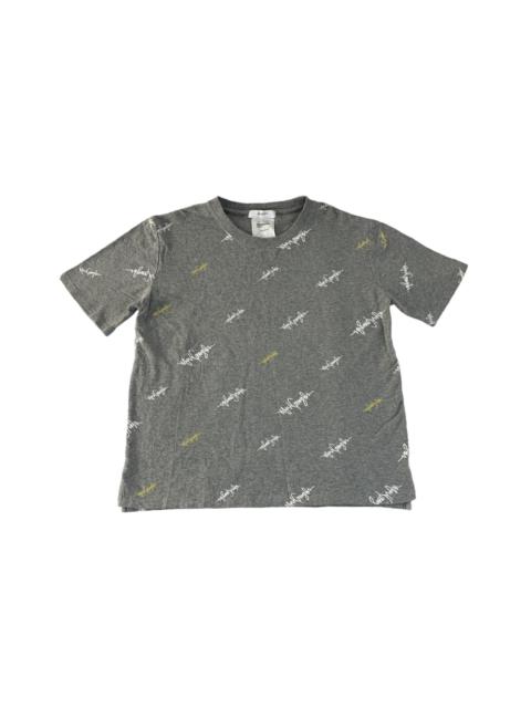 Other Designers Vintage - Inherit X Mark Gonzales Collabs Spell Out Grey Tee
