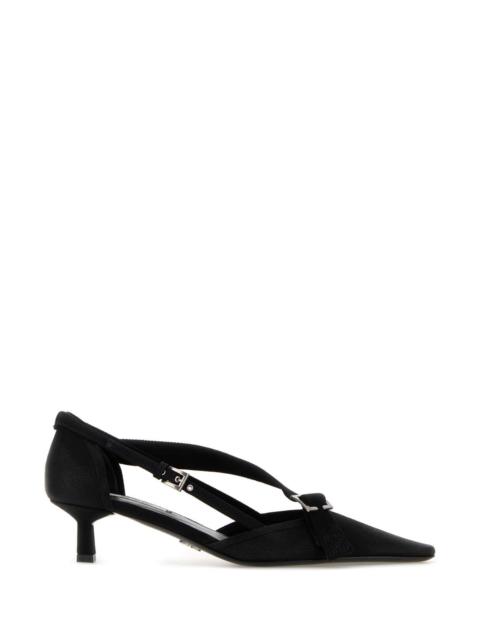 Prada Prada Women Black Canvas Pumps