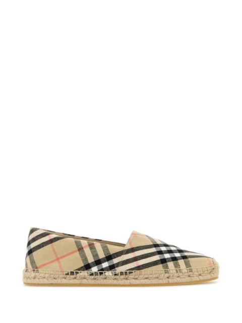 Burberry Burberry Men Embroidered Canvas Espadrilles