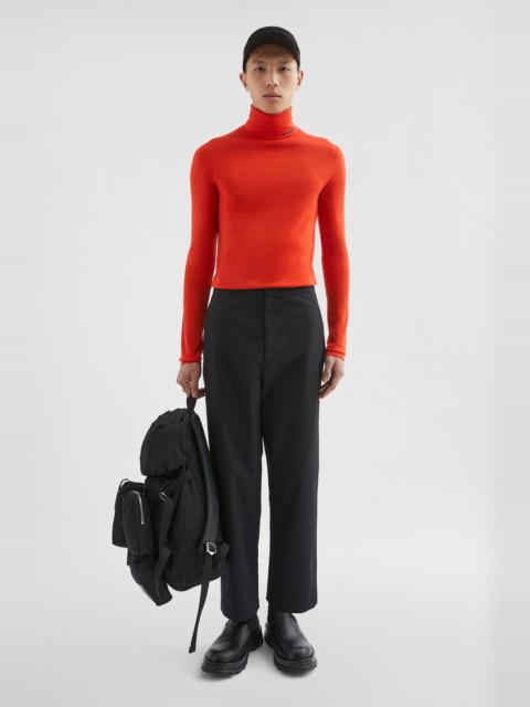 Jil Sander Lightweight Wool Blend High-Neck T-Shirt