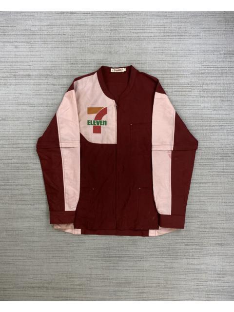 Other Designers Japanese Brand × Vintage - Vintage 7 Eleven Fullzip Shirt Jacket