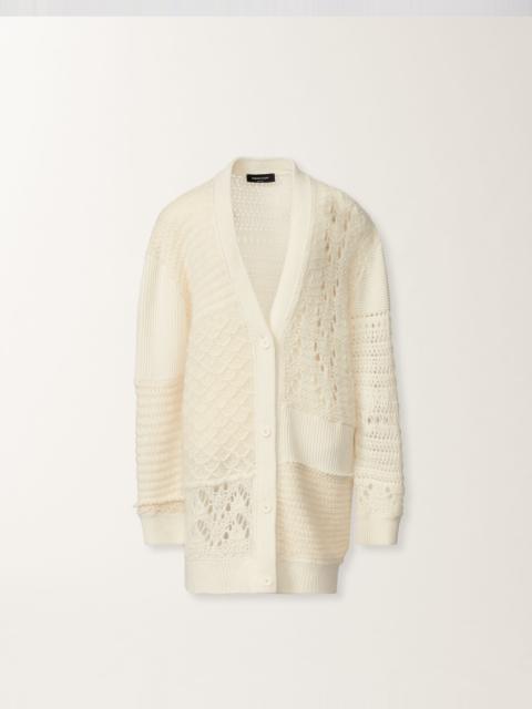 FABIANA FILIPPI Cardigan in Platinum and mohair