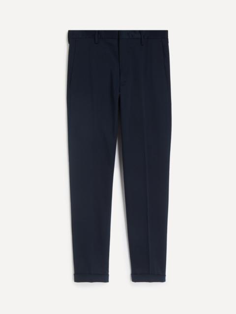 Paul Smith Slim-Fit Washed Navy Stretch-Cotton Chino Trousers