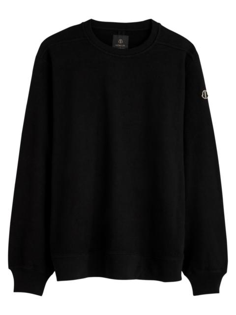 Rick Owens X Moncler Jumbo Logo Cotton Sweatshirt