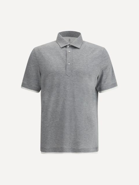 Brunello Cucinelli Silk Polo Shirt