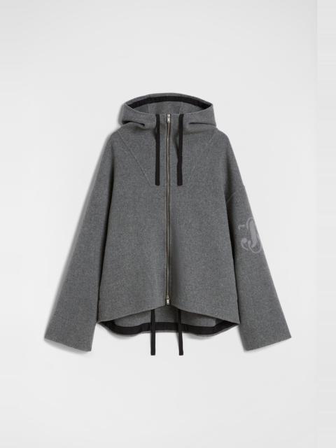 Jil Sander Felt Wool Hooded Blouson