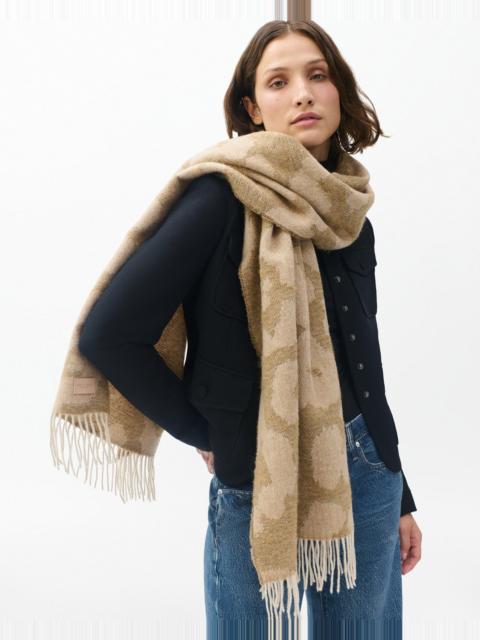 rag & bone Piper Leopard-Print Scarf
