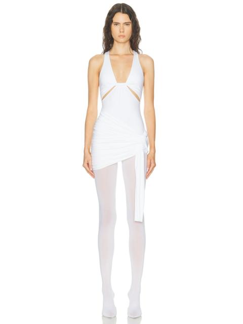 HAELO Twist Drape Tank Dress