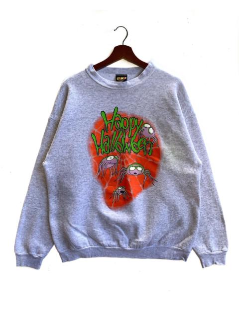 Other Designers Cartoon Network - Vintage 90s Happy Halloween Sweatshirt/Size L/Grey Colour
