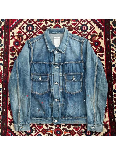 visvim Visvim 20ss 101 Dry999 Distessed Denim Jacket