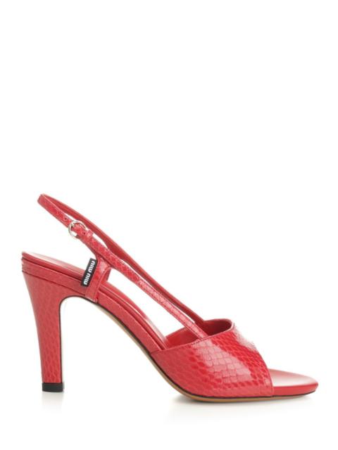 Miu Miu Miu Miu Women Ayers Slingback Sandals