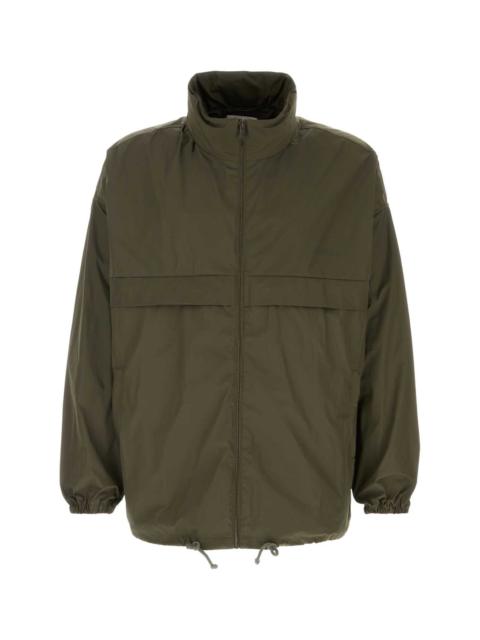 SAINT LAURENT Saint Laurent Men Army Green Polyester Windbreaker
