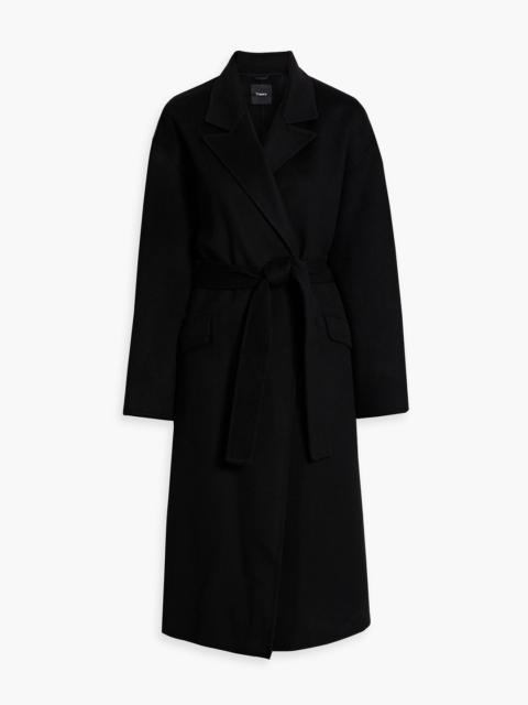 Theory Wool and cashmere-blend felt coat