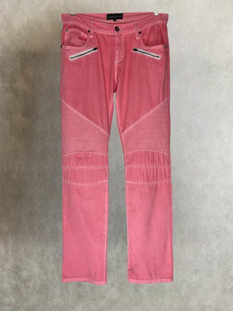 Other Designers Archival Clothing - In the attic fuchsia pink biker pants