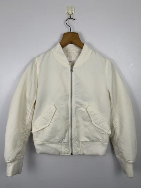 Other Designers Vintage Uniqlo White Bomber Jackets J0554