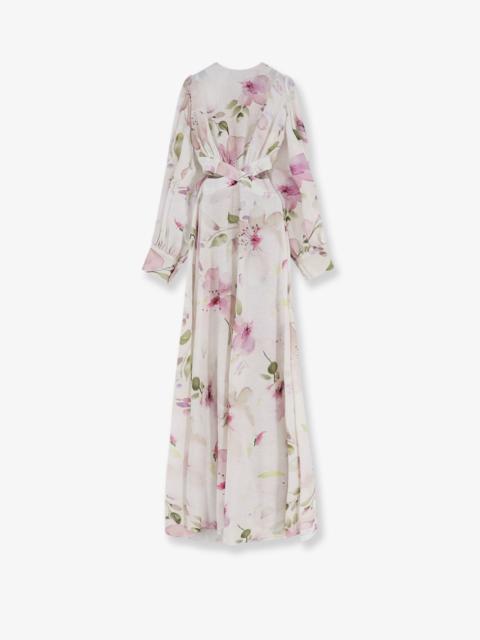 Other Designers Actualee Linen And Cotton Long Dress