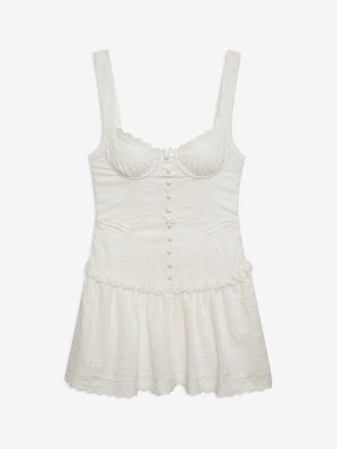 For Love & Lemons Dreamy Daisy Mini Dress