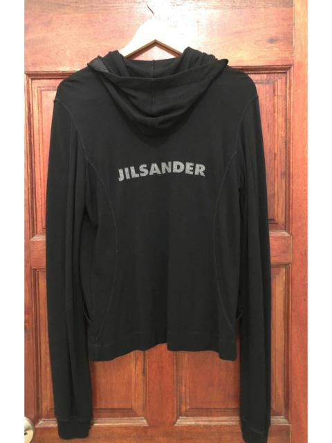 Jil Sander Cropped Sweatshirt Hoodie Italy Made