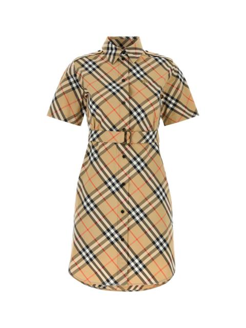 ワンピース BURBERRY EMBROIDERED POPLIN SHIRT DRESS Burberry Embroidered poplin shirt dress | gebnegozionline