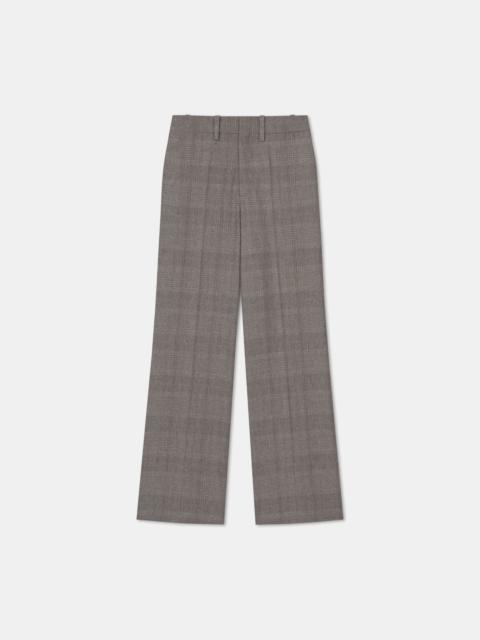 AERON MAROON
Checkered wide-leg suiting pants