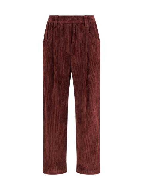 Brunello Cucinelli Brunello Cucinelli Women Velvet Pants